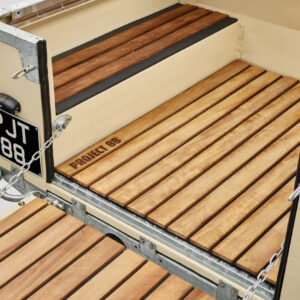 Rear Teak Deck